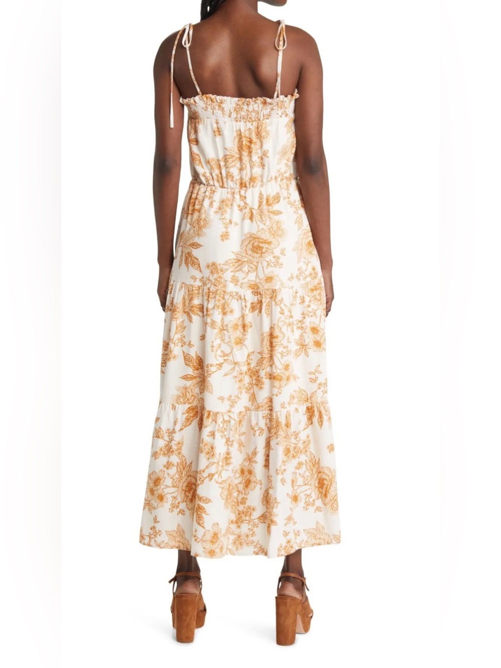 Lost + Wander Nightfall Floral Tie Strap Maxi Dress from Anthropologie - Picture 2 of 5